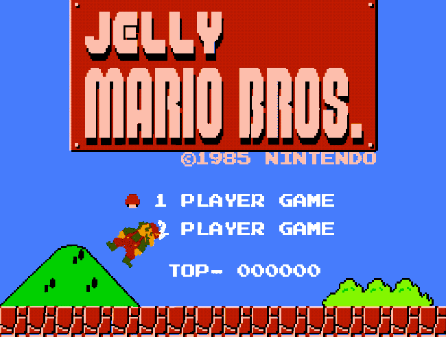 Jelly Mario Jelly Mario, une version déjantée de Super Mario Bros