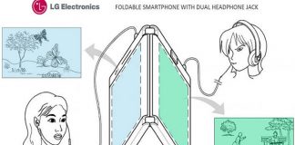 LG a déposé le brevet d’un smartphone pliable à 2 écrans, 2 batteries et 2 prises audio