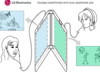 LG a déposé le brevet d’un smartphone pliable à 2 écrans, 2 batteries et 2 prises audio