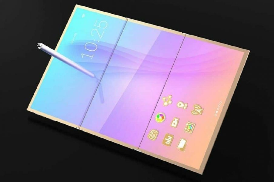 Samsung Galaxy X trois écran tablettes pliable