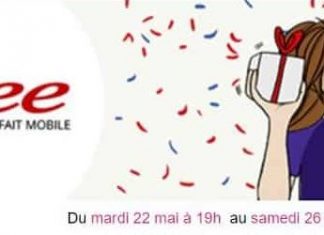 Nouvelle promo Vente Privée sur un forfait Free Mobile