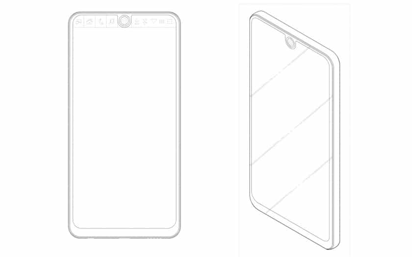 Un brevet de LG pour un smartphone à encoche Un brevet de LG pour un smartphone à encoche