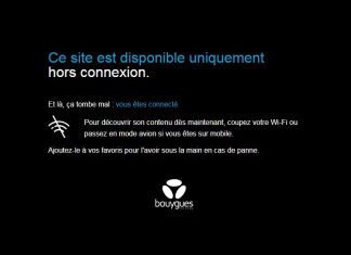 Le site qui fonctionne sans internet de Bouygues Telecom
