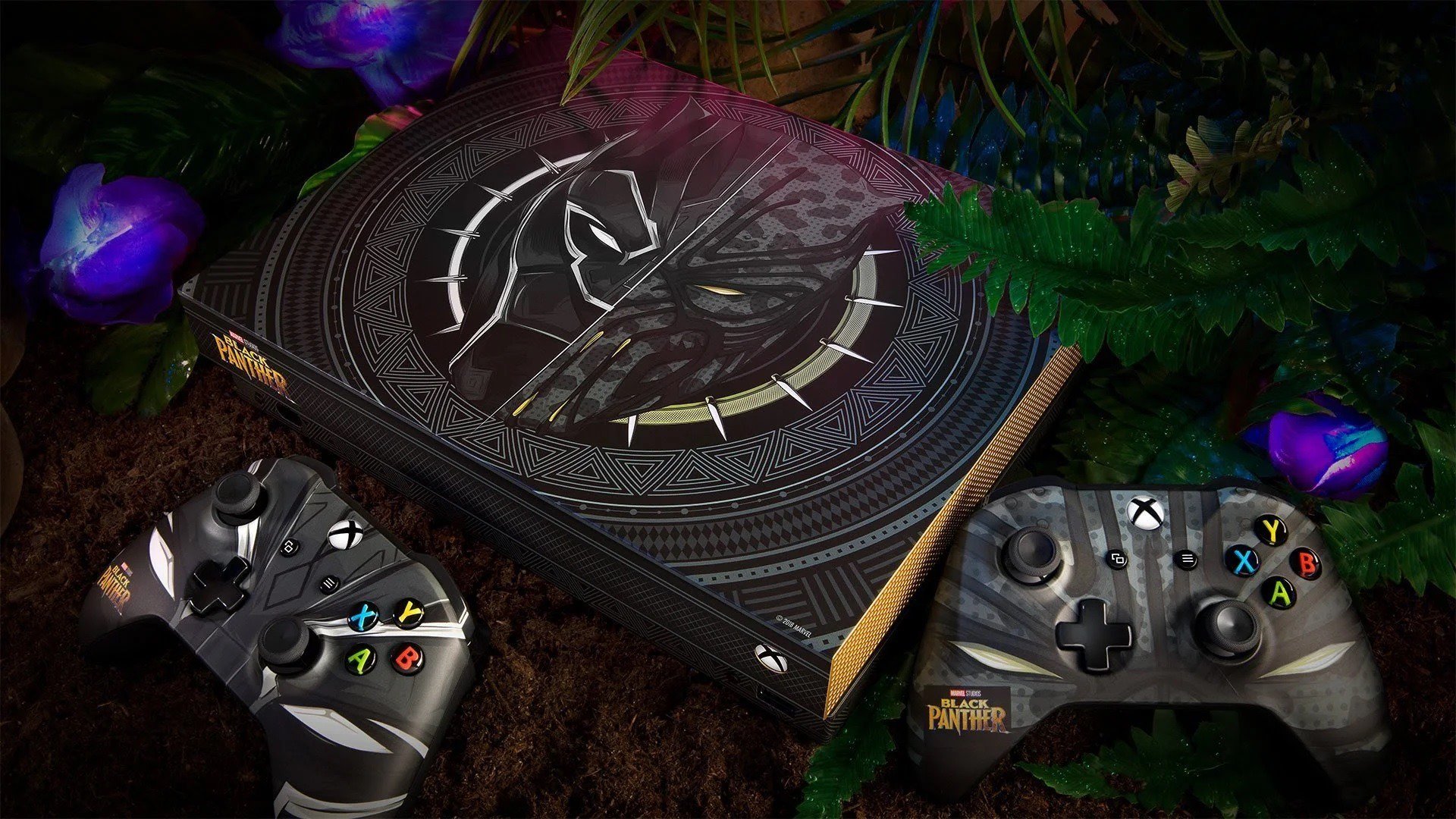 Xbox One X Black Panther - une sublime édition de la console de Microsoft Des Xbox One X édition Black Panther font l'objet d'un jeu concours