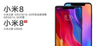 Xiaomi Mi 8 et Mi 8 SE Slashleaks