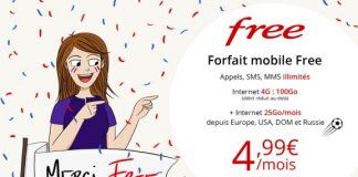 Forfait Free Mobile en promotion
