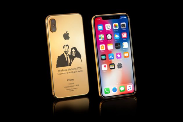 wedding1 630x420 - Un iPhone X en or pour le mariage royal anglais