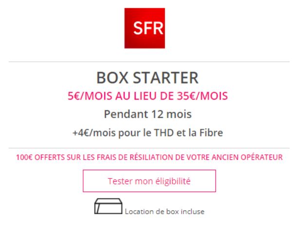 Showroomprivé : la box Starter de SFR est dispo à partir de 5 euros !