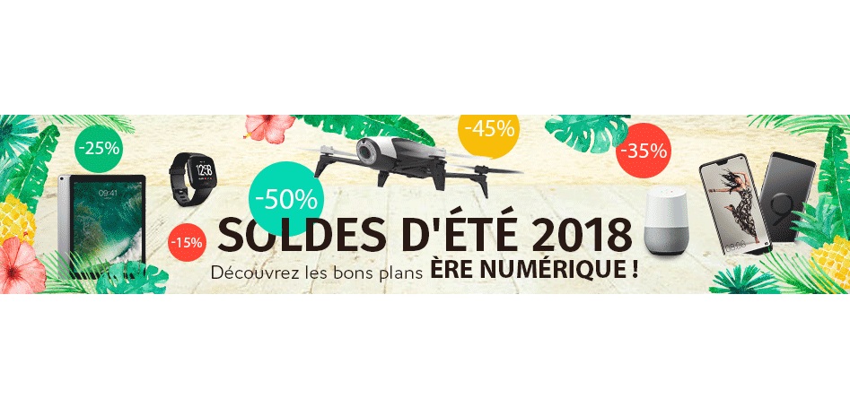 Retrouvez les meilleures offres des soldes d'été 2018 sur Ère Numérique Soldes d'été 2018 : notre liste des meilleures offres