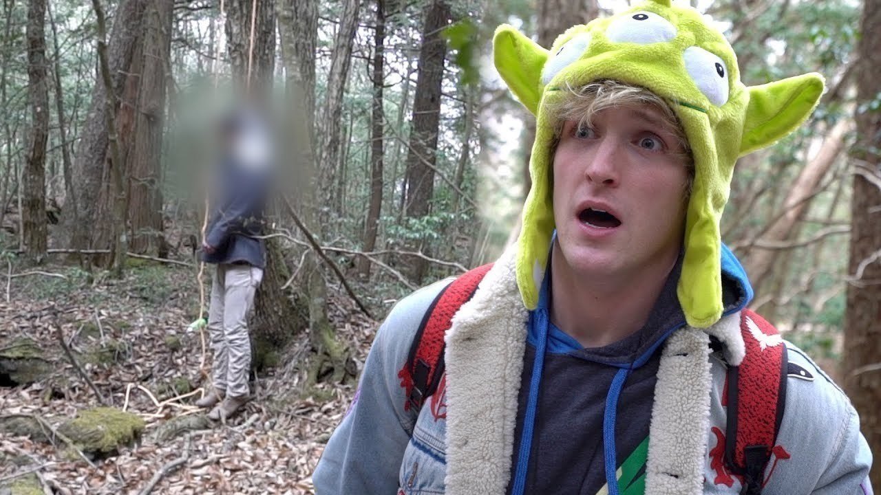 Logan Paul film un corps inerte au Japon Logan Paul et la forêt de suicide : un documentaire prévu