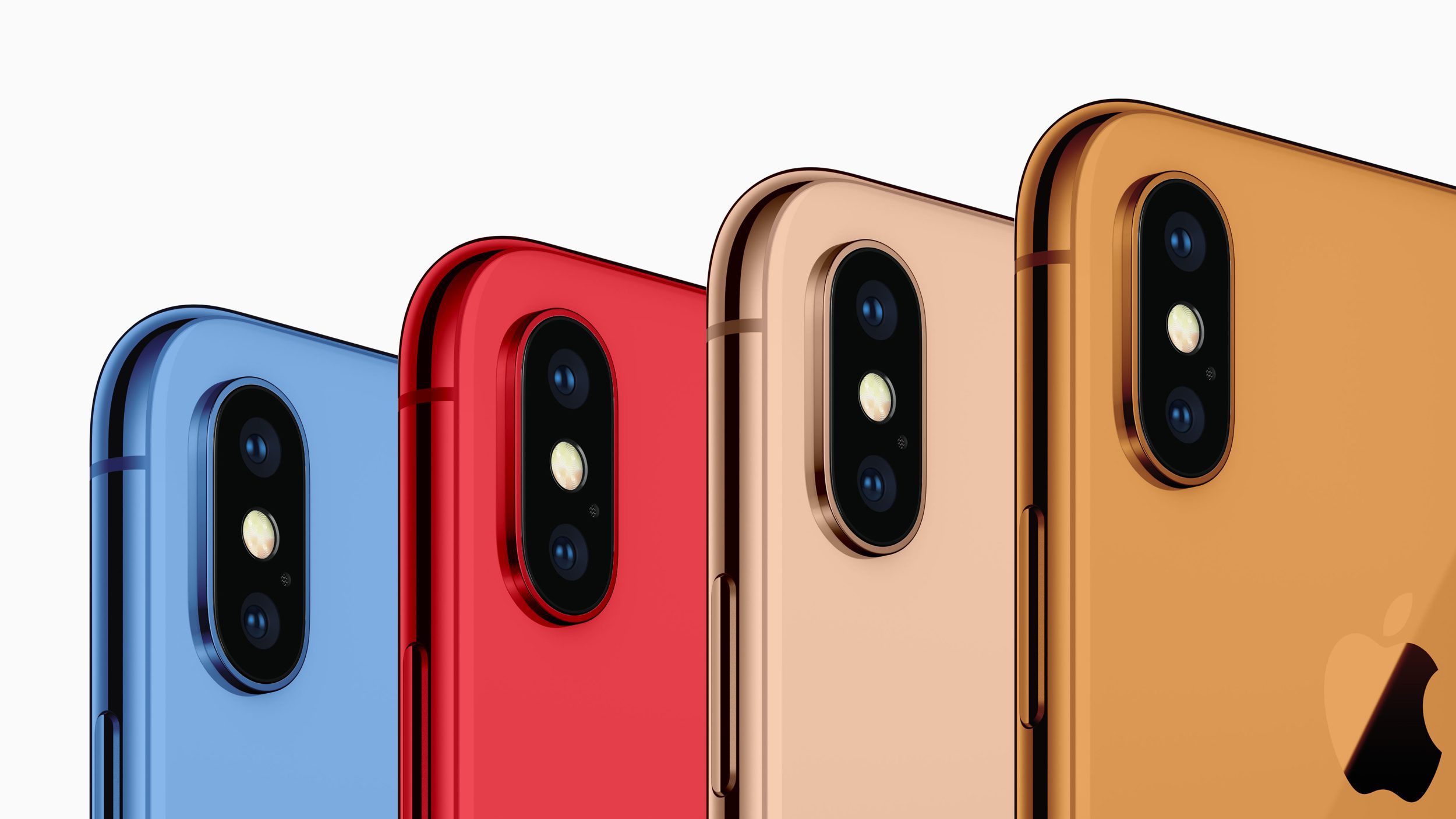 iPhone 2018 : des déclinaisons en bleu, en rouge et en orange ?