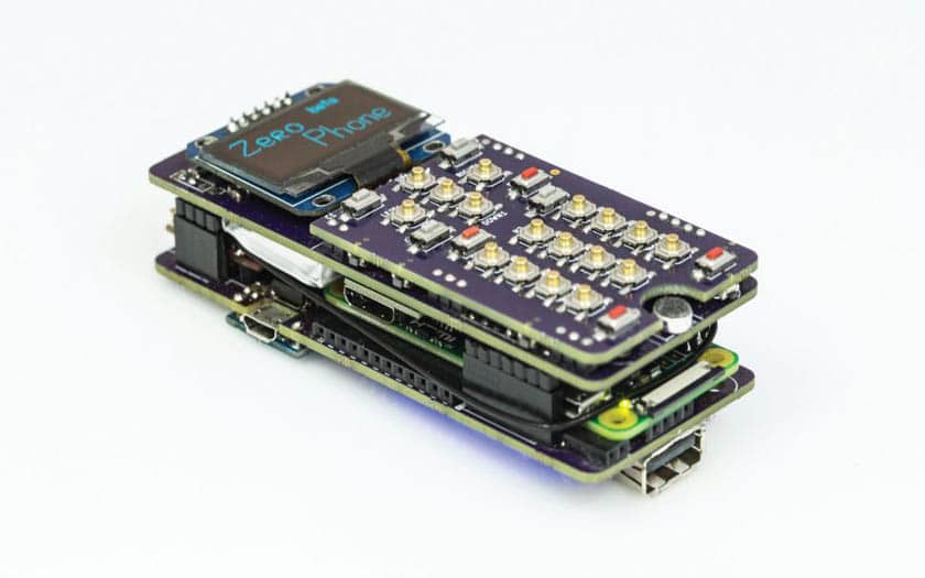 ZeroPhone ZeroPhone : un smartphone en kit à moins de 50 euros
