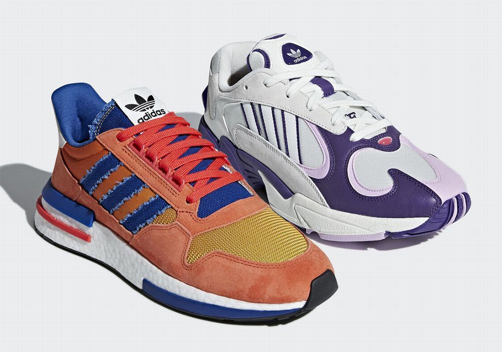 Adidas rend hommage a la serie Dragon Ball Z avec des sneakers dediees au manga