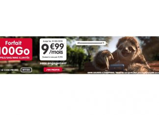 Forfait 100 Go de NRJ Mobile à 9.99 euros