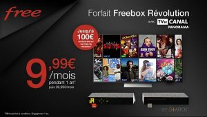 Vente Privée : la Freebox Revolution avec TV by Canal passe à 9.99 euros !