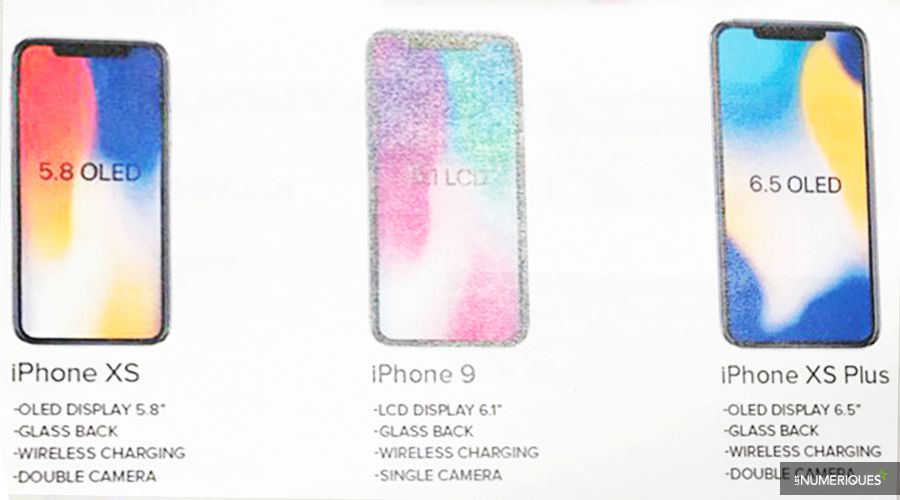 iPhone 9, iPhone XS et iPhone XS Plus iPhone 9, iPhone XS et iPhone XS Plus : le nom des trois iPhone fuitent avec d'autres caractéristiques