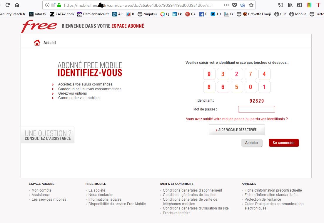 Attention à la nouvelle campagne de phishing contre les abonnés Free Mobile ! Attention à la nouvelle campagne de phishing contre les abonnés Free Mobile !