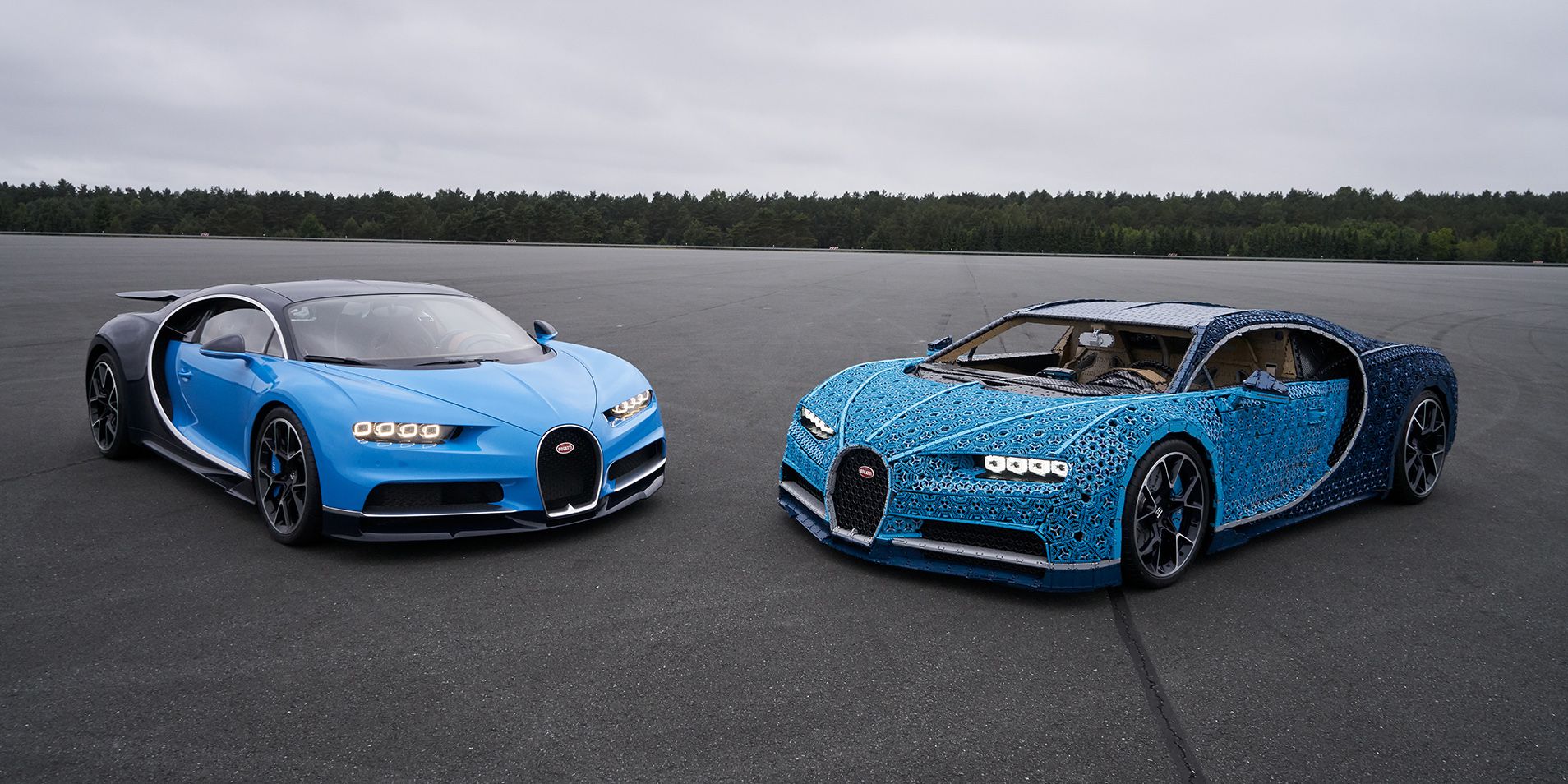 LEGO : une Bugatti Chiron réalisée en taille réelle