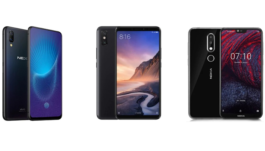 Vivo Nex, Xiaomi Mi Max 3 et Nokia X6 Bon plan GearBest : Vivo Nex à 534 euros, Xiaomi Mi Max 3 à 226 euros et Nokia X6 à 182 euros