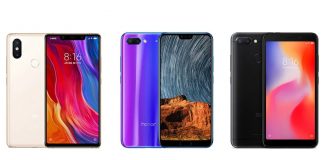 Xiaomi Mi 8 SE, Honor 10 et Xiaomi Redmi 6