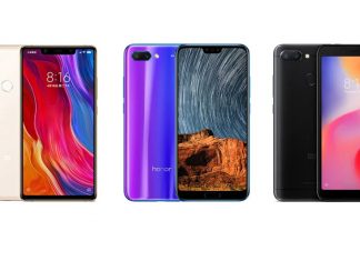 Xiaomi Mi 8 SE, Honor 10 et Xiaomi Redmi 6