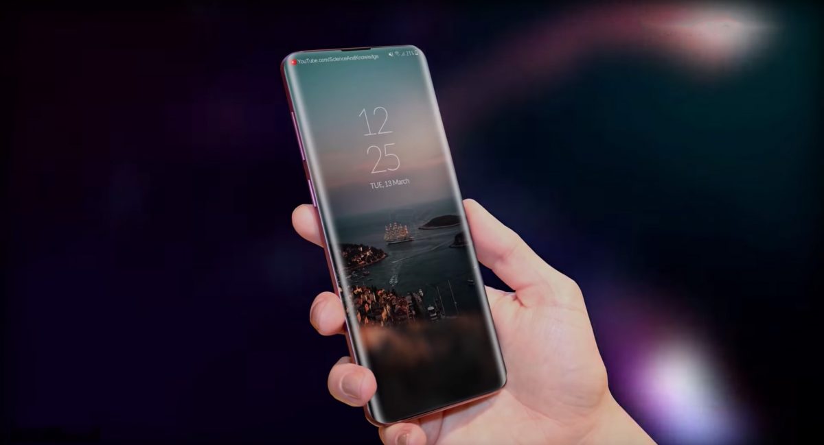 Un concept vidéo borderless pour le Samsung Galaxy S10