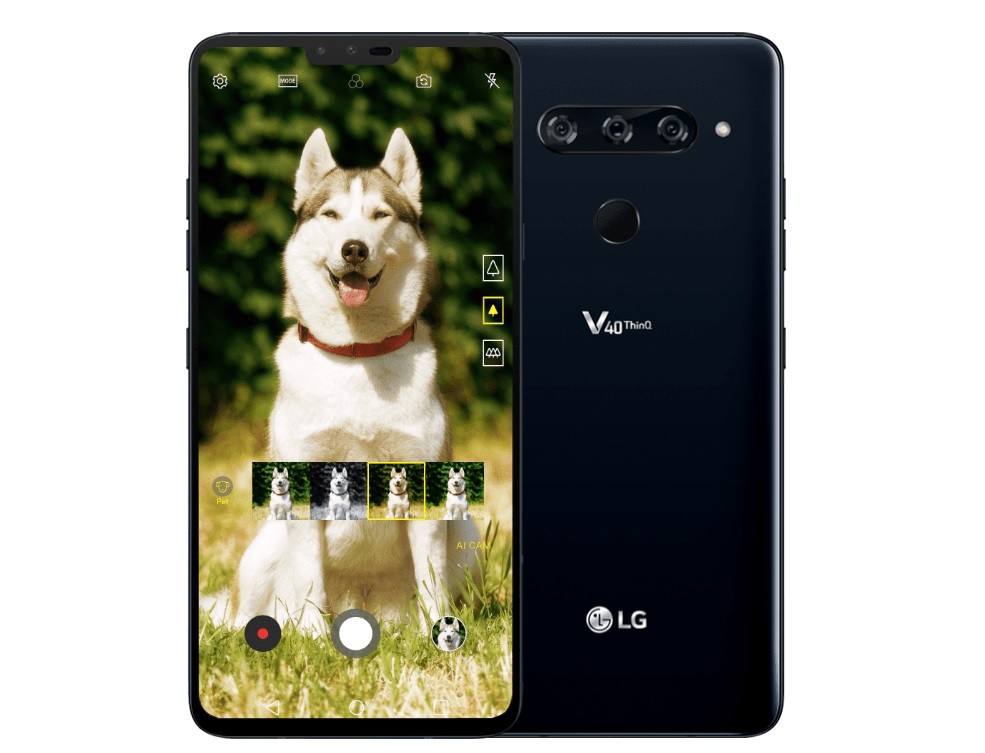 LG V40 ThinQ Le LG V40 ThinQ est enfin officiel et il a bien cinq caméras !