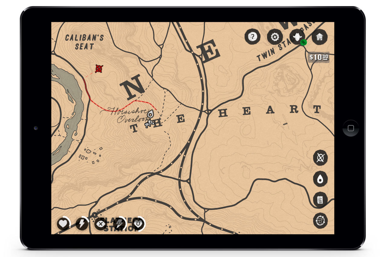 Red Dead Redemption 2 : une application pour afficher la carte sur smartphone et tablette