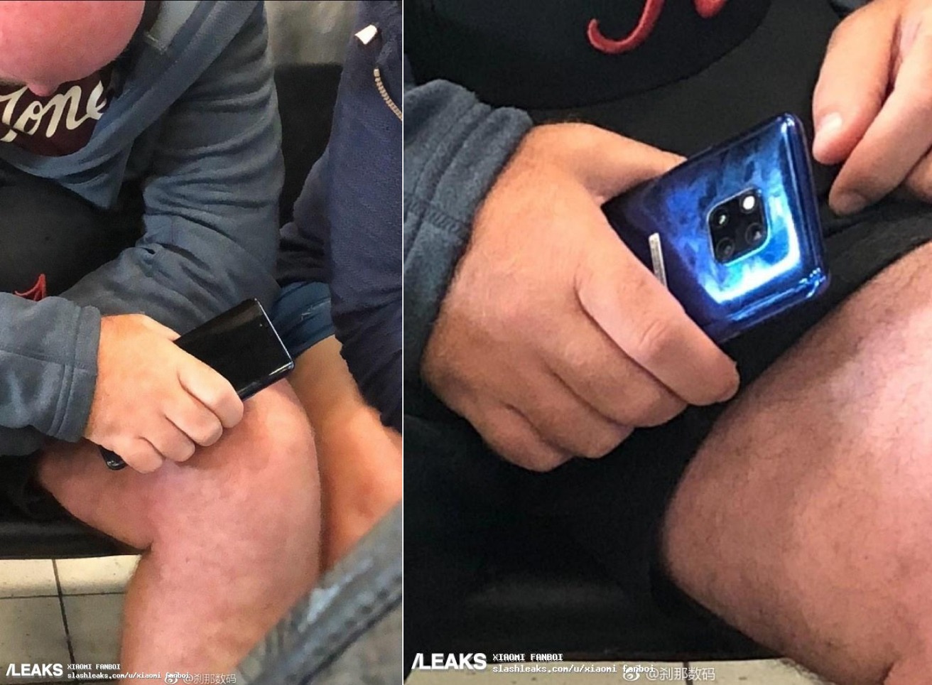 Le futur Huawei Mate 20 Pro aperçu dans un métro Le futur Huawei Mate 20 Pro aperçu dans un métro
