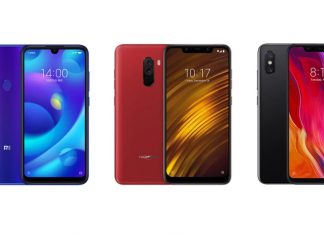 Xiaomi Mi Play, Pocophone F1 et Xiaomi Mi 8