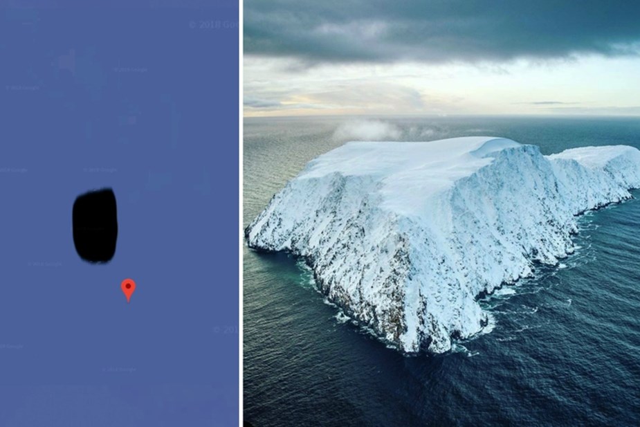 Google Maps : l’île Jeannette cachée sans raison apparente Google Maps : l’île Jeannette cachée sans raison apparente