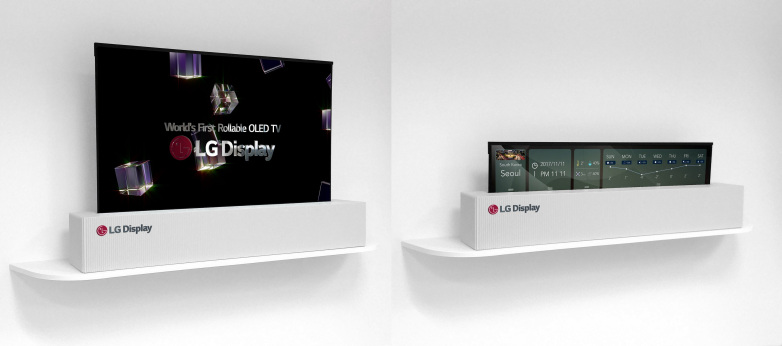Téléviseur enroulable LG CES 2019 : le téléviseur enroulable de LG disponible dès mars prochain ?