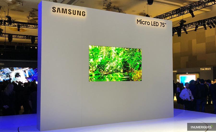 CES 2019 : Samsung présente son Micro LED 4K au format 75 pouces