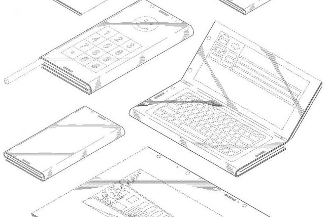 Un brevet d'Intel sur un smartphone pliable Un brevet d'Intel sur un smartphone pliable