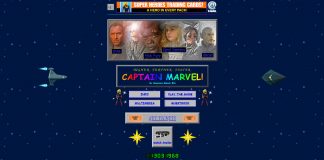 Le site de Captain Marvel