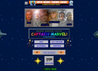 Le site de Captain Marvel