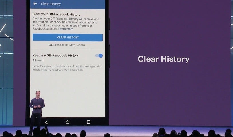 Facebook : l’outil « clear history » débarquera cette année