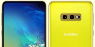 Samsung Galaxy S10E jaune canari