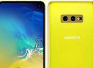 Samsung Galaxy S10E jaune canari