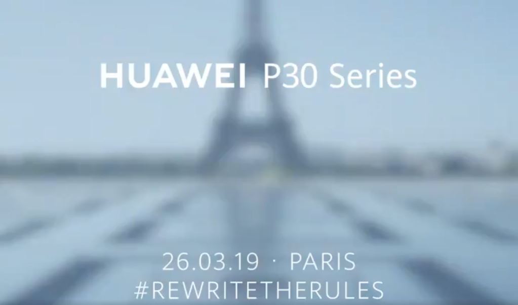 Les Huawei P30 et P30 Pro seront dévoilés à Paris !
