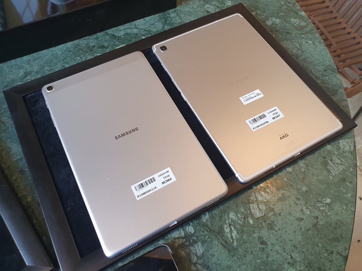 Samsung Galaxy Tab A 2019 et Galaxy Tab S5e