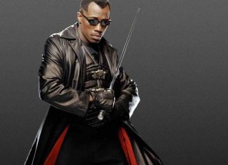 Wesley Snipes incarnant Blade