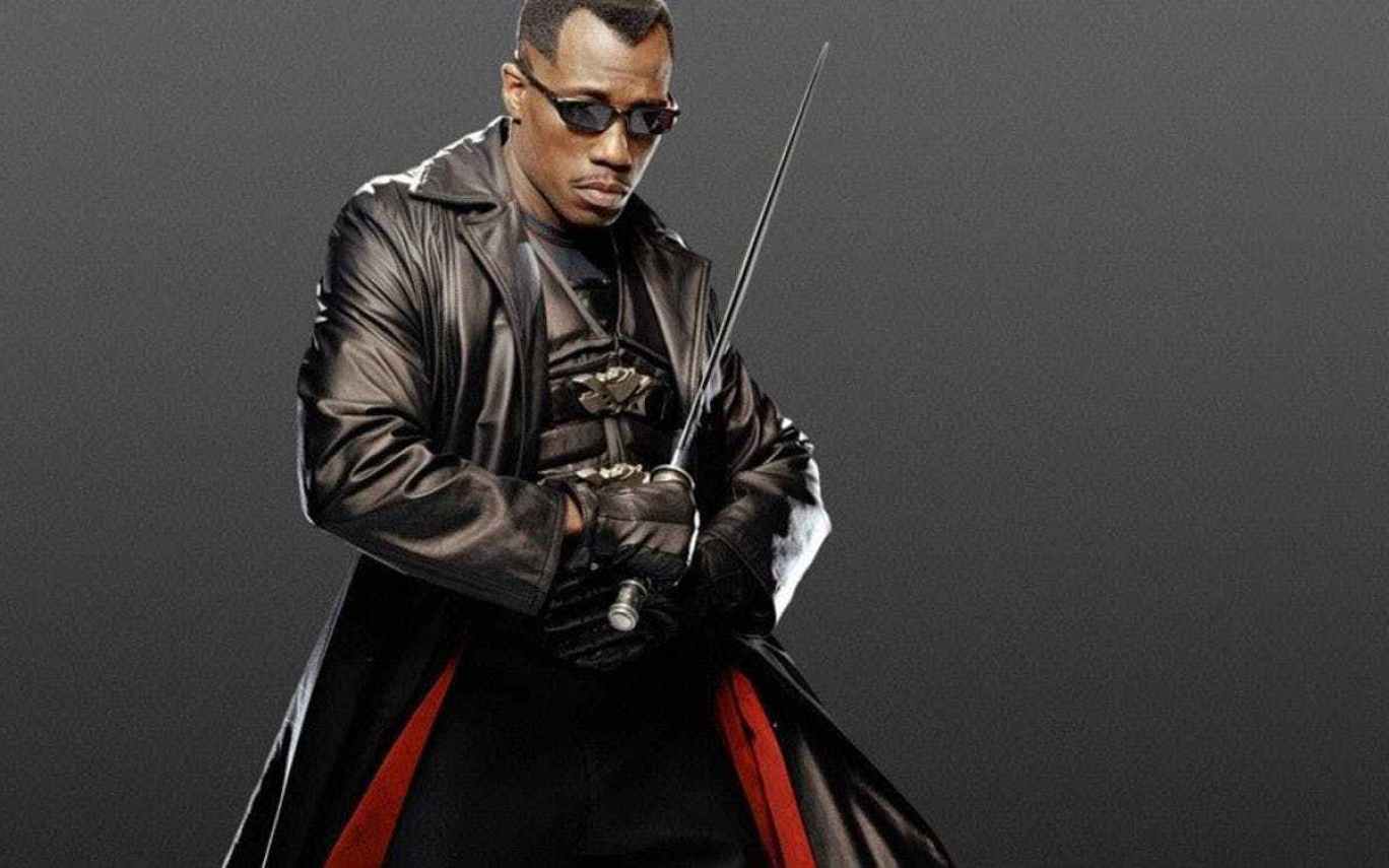 Wesley Snipes incarnant Blade