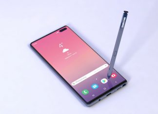 Un concept du Samsung Galaxy Note 10