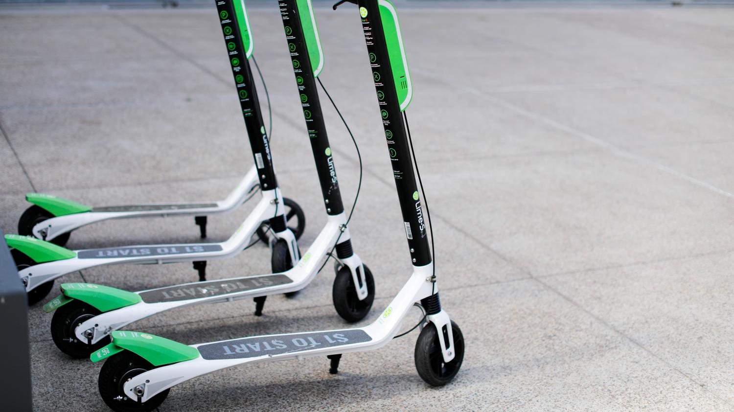 Les trottinettes électriques Lime victimes d'un piratage